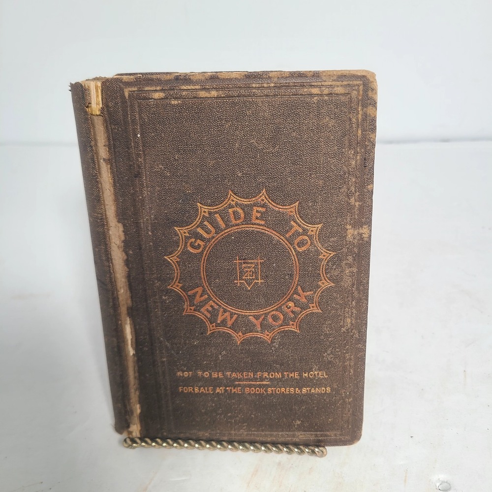 Antique Rare Guide To New York City NYC 1868 T. Ellwood Zell & Co‎ NO MAPS